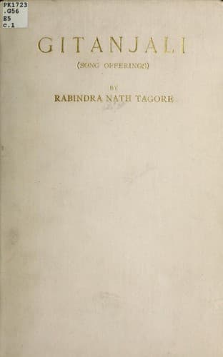 Bìa sách Gitanjali (song offerings)