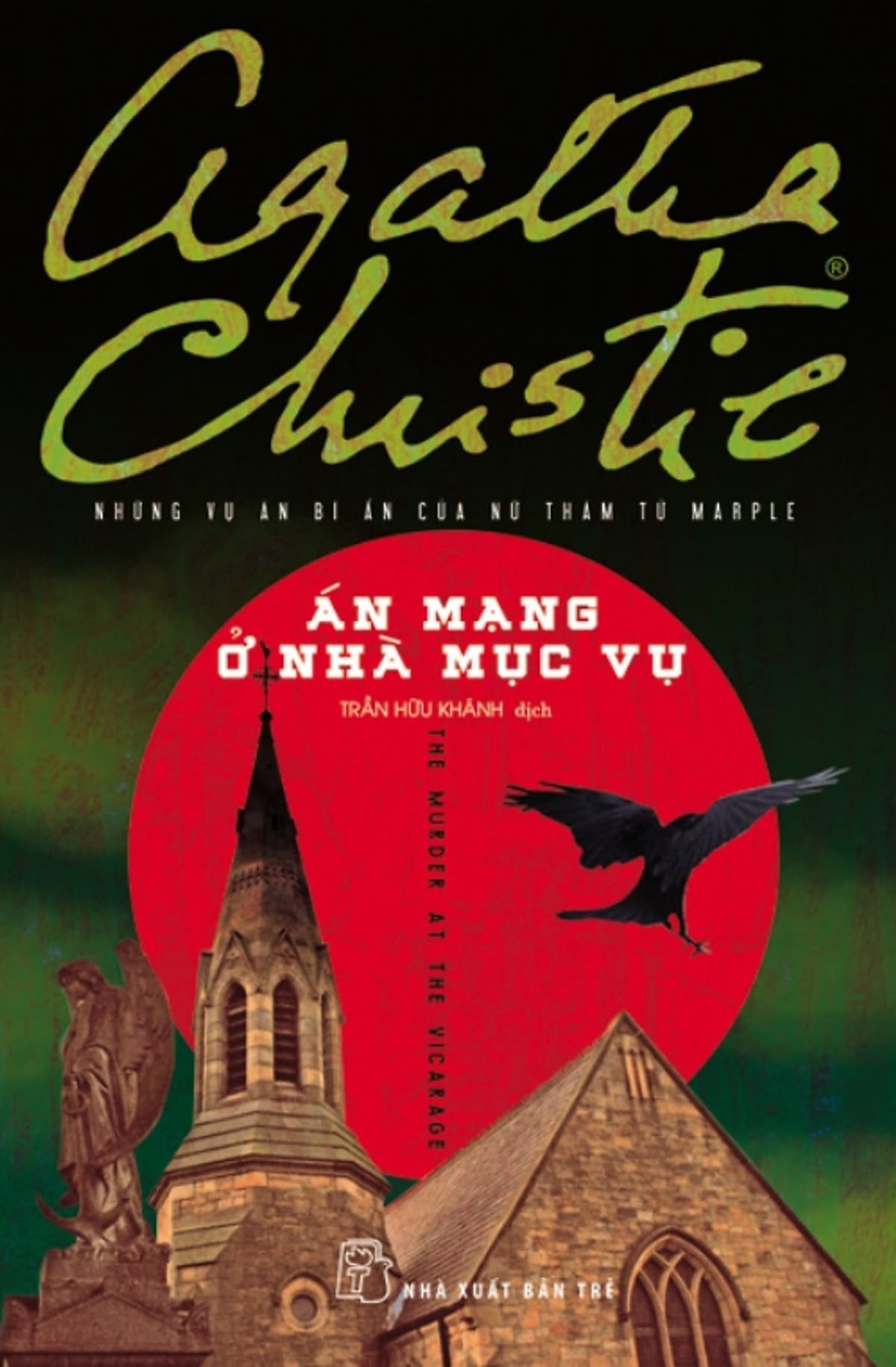 Bìa sách Agatha Christie. Án Mạng Ở Nhà Mục Vụ