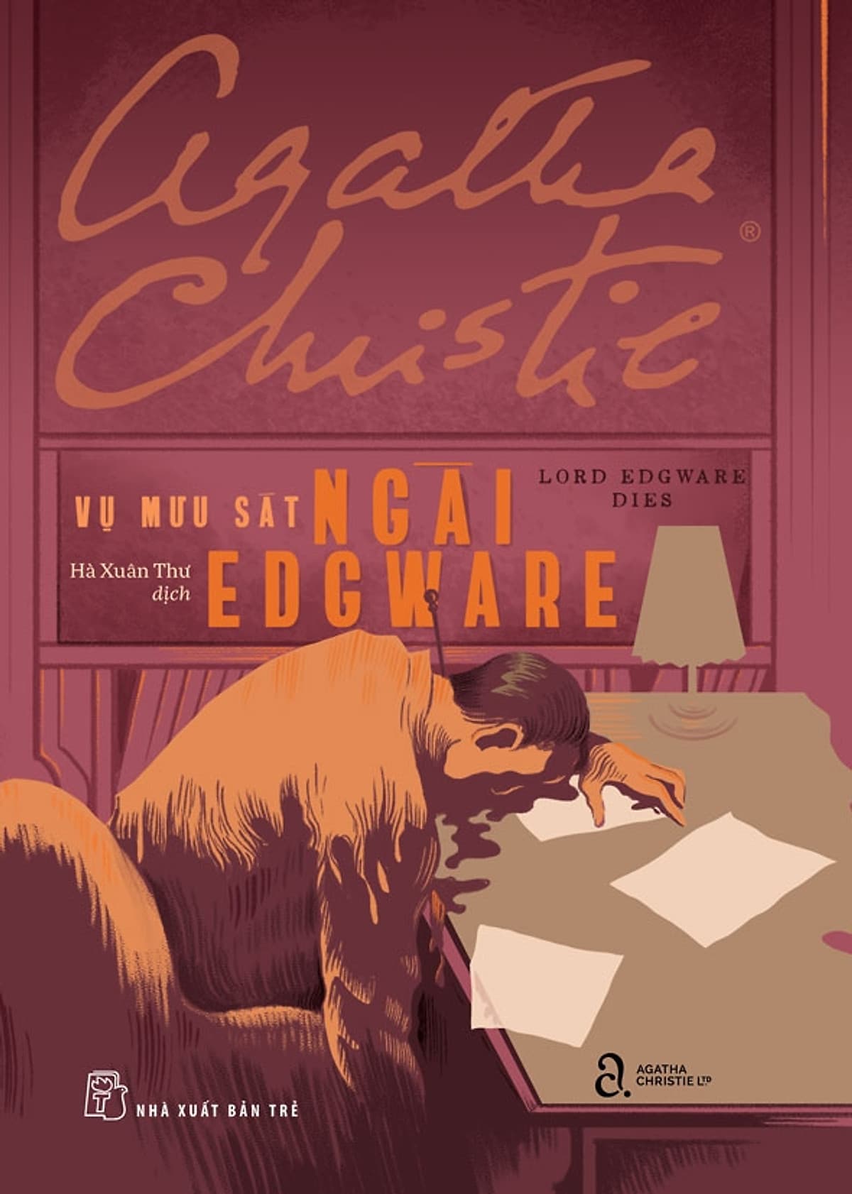 Bìa sách Agatha Christie. Vụ Mưu Sát Ngài Edgware