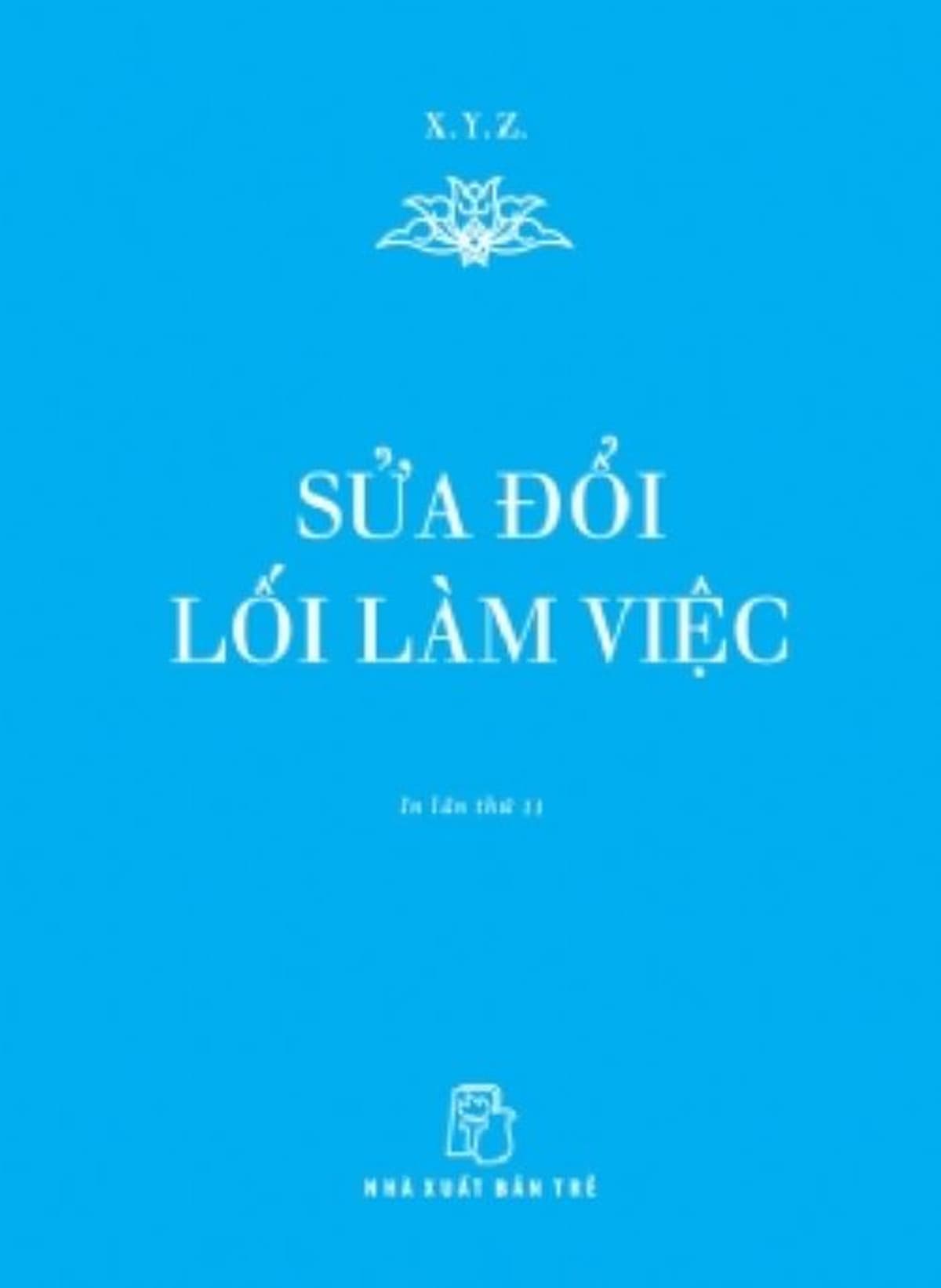 Bìa sách Sửa Đổi Lối Làm Việc (Khổ Nhỏ)