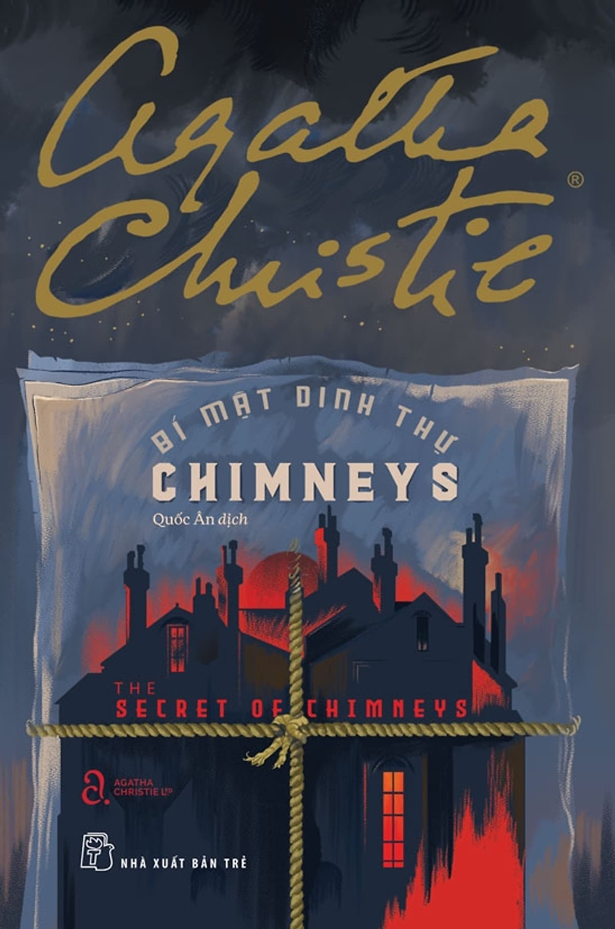 Bìa sách Agatha Christie. Bí Mật Dinh Thự Chimneys