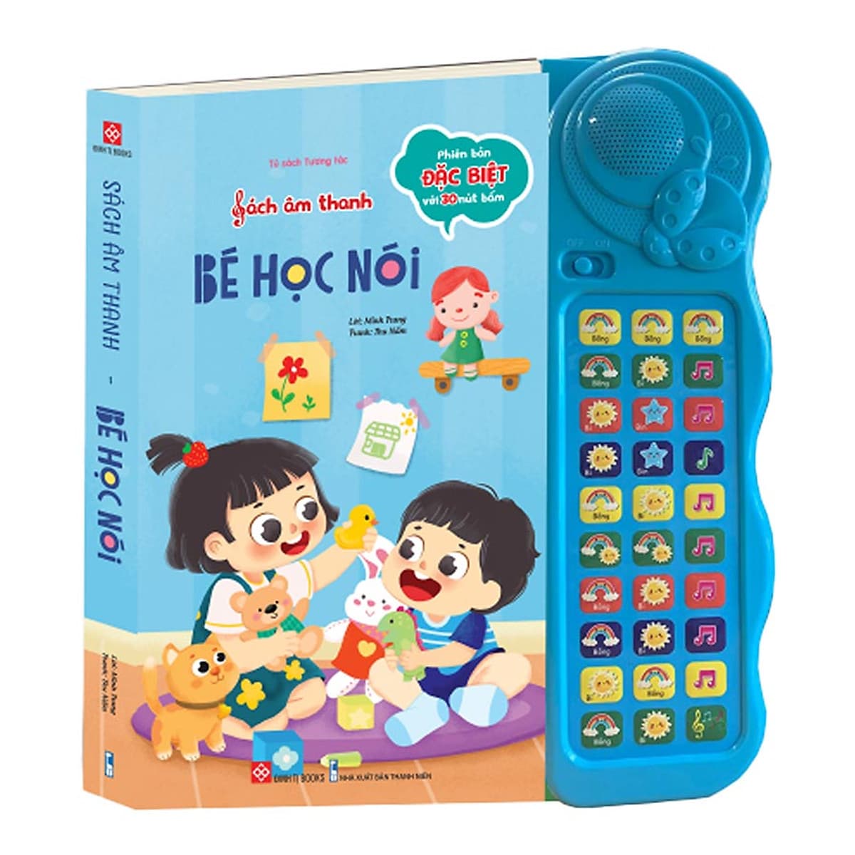 Bìa sách âm thanh - Bé học nói