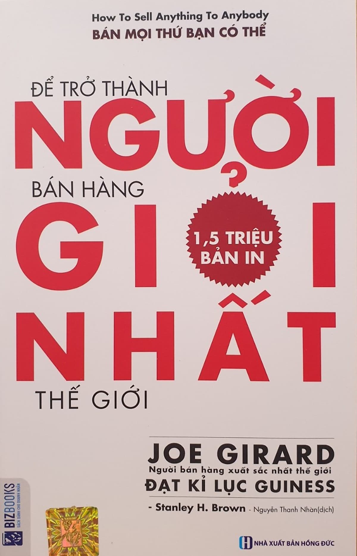 Bìa sách Để Trở Thành Người Bán Hàng Giỏi Nhất Thế Giới
