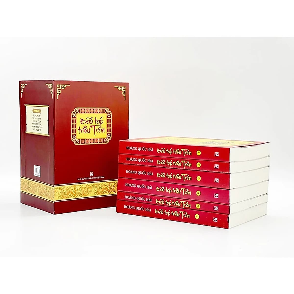 Bìa sách Bộ 6 Tập Bão Táp Triều Trần : Bão Táp Cung Đình - Đuổi Quân Mông Thát - Thăng Long Nổi Giận - Huyết Chiến Bạch Đằng - Huyền Trân Công Chúa - Vương Triều Sụp Đổ