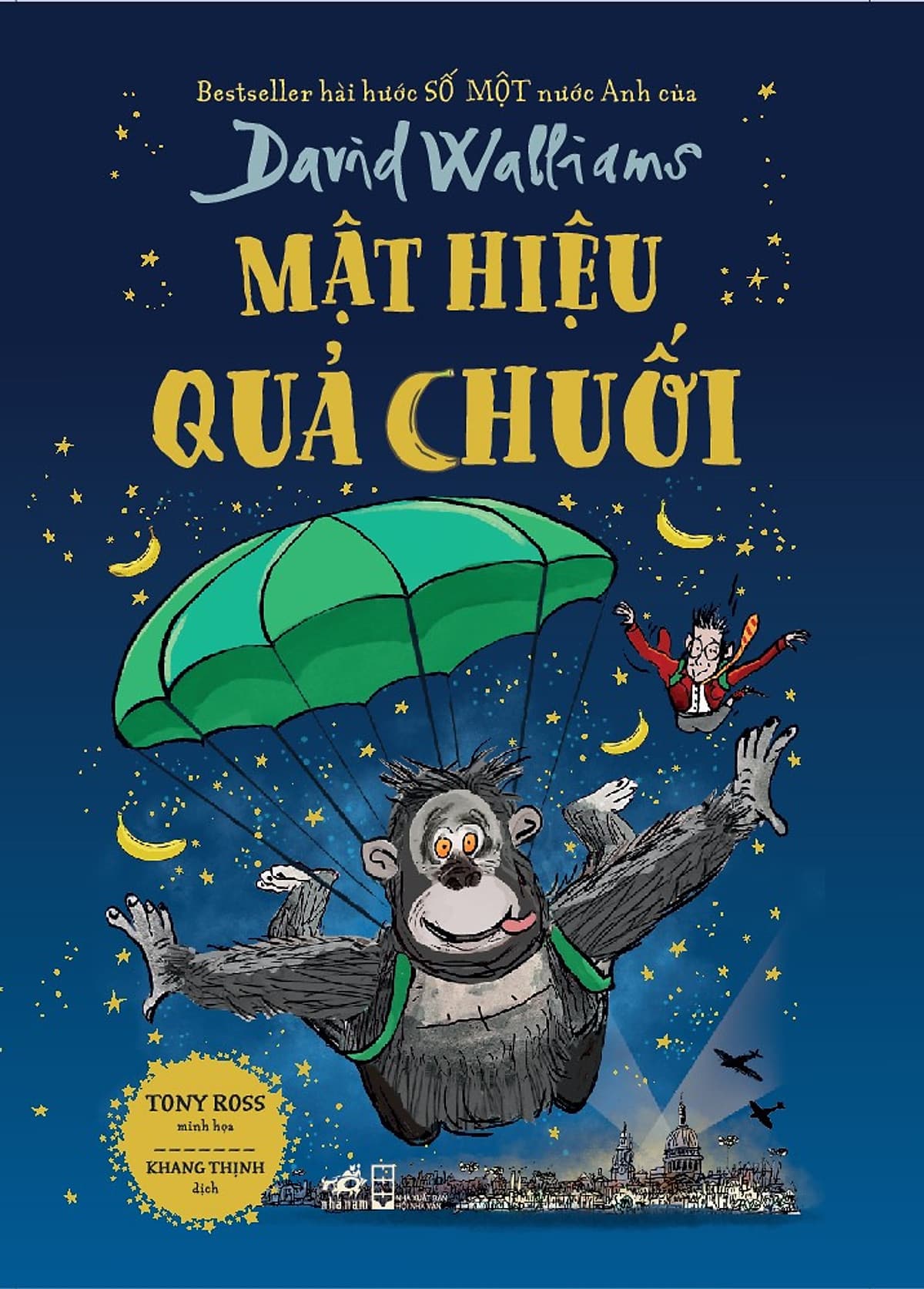 Bìa sách David Walliams - Mật Hiệu Quả Chuối