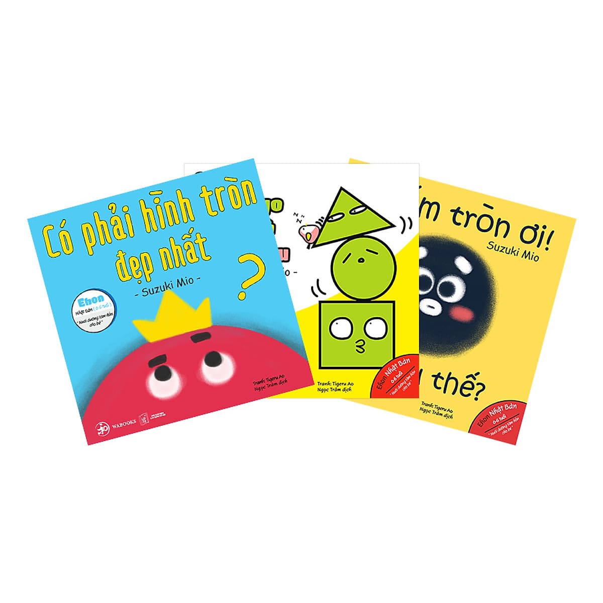 Bìa sách Set Ehon Hình Khối