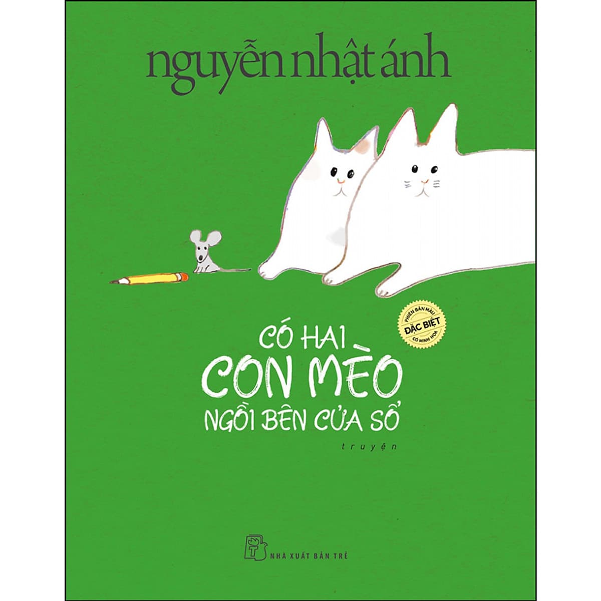 Bìa sách Có Hai Con Mèo Ngồi Bên Cửa Số