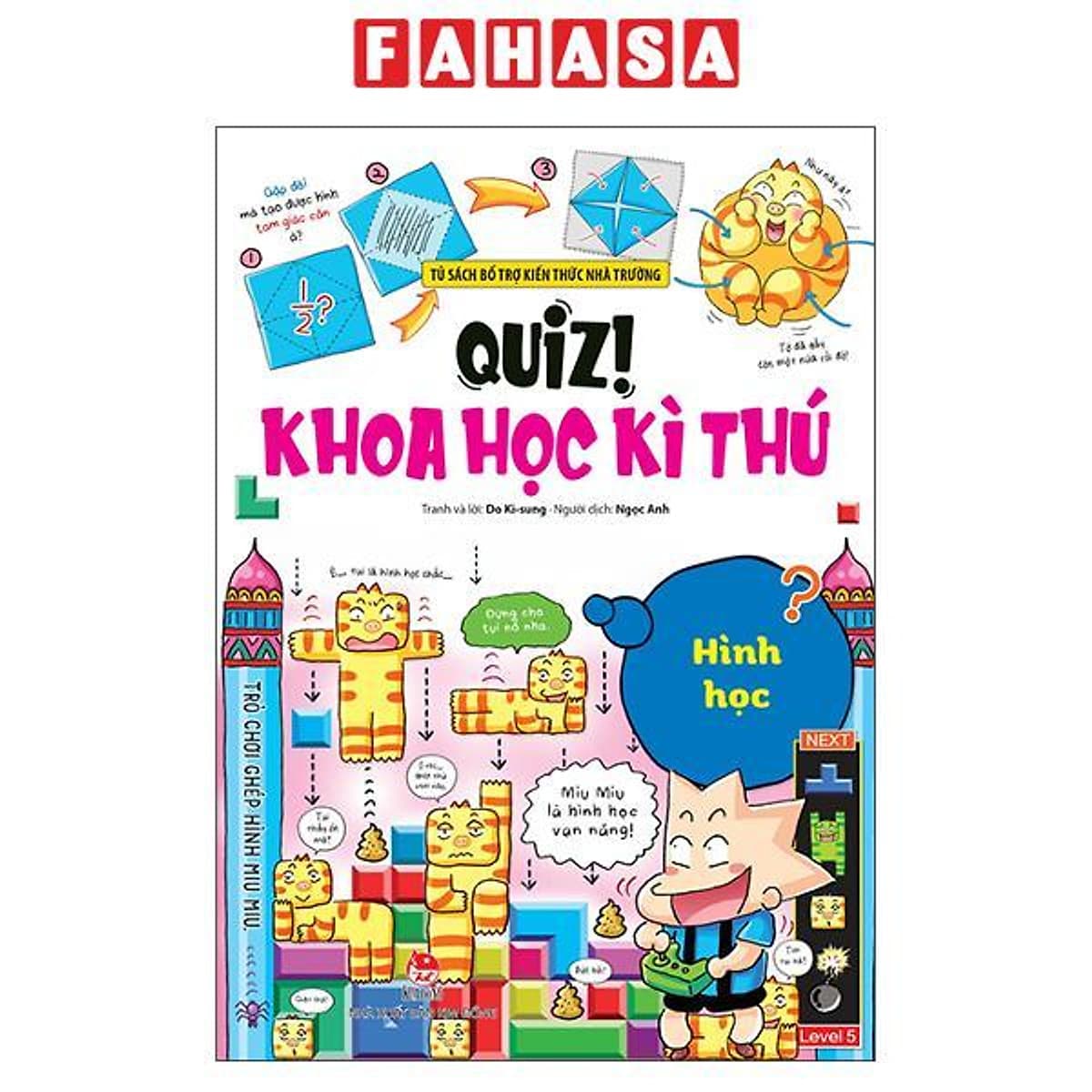 Bìa sách Quiz! Khoa Học Kì Thú - Hình Học