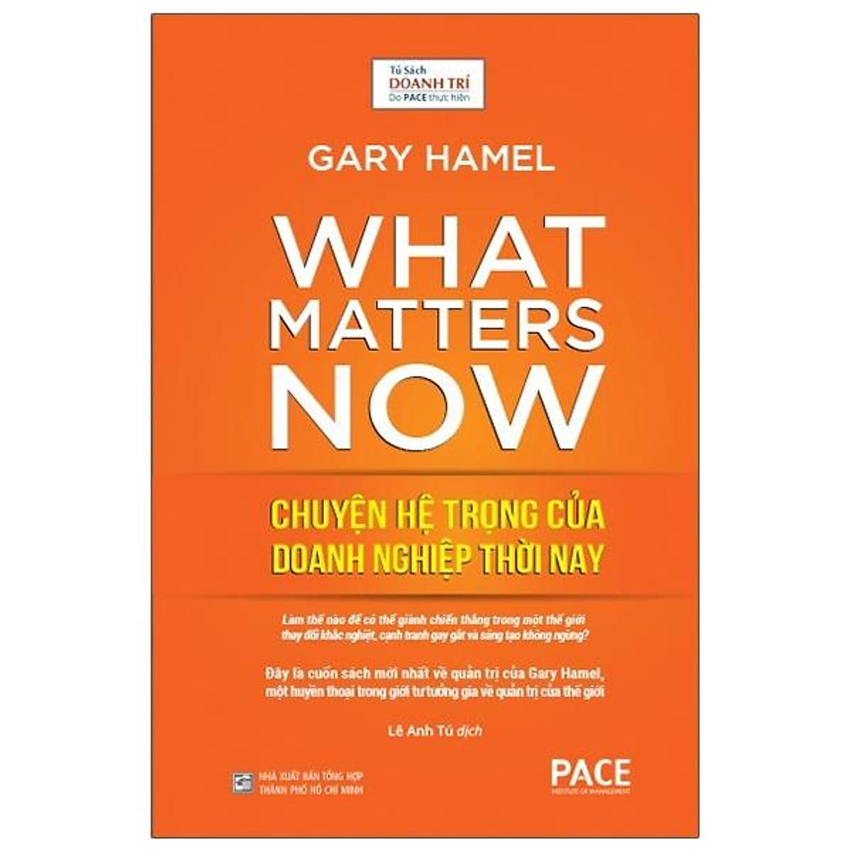 Bìa sách Chuyện Hệ Trọng Của Doanh Nghiệp Thời Nay - (What Matters Now) - Gary Hamel - PACE Books