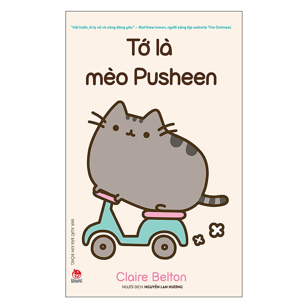 Bìa sách Tớ Là Mèo Pusheen
