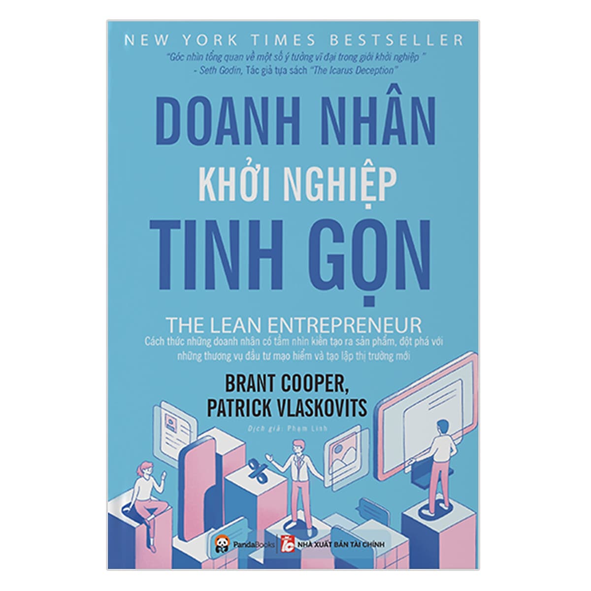 Bìa sách Doanh Nhân Khởi Nghiệp Tinh Gọn