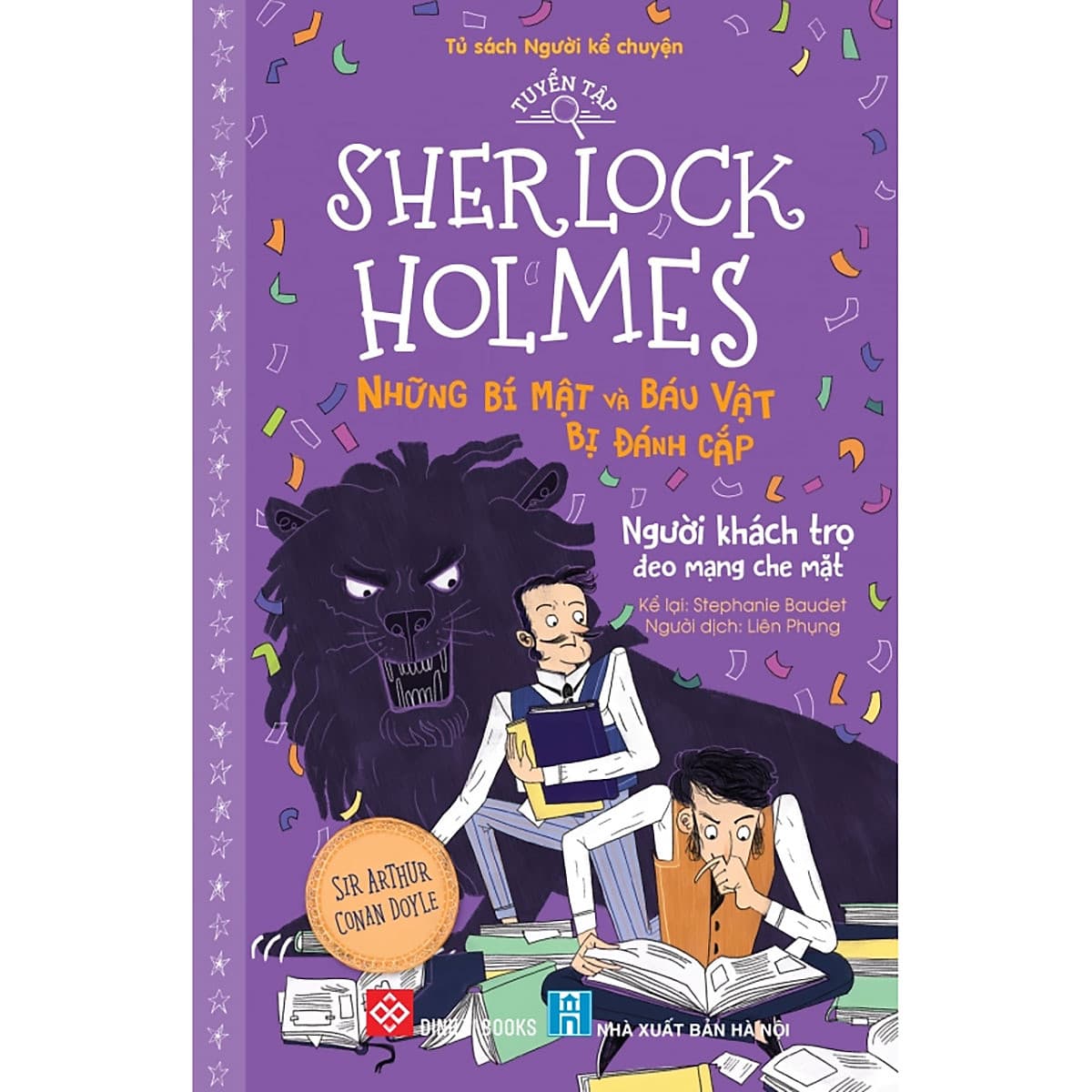 Bìa sách Tuyển Tập Sherlock Holmes - Những Bí Mật Và Báu Vật Bị Đánh Cắp- Người Khách Trọ Đeo Mạng Che Mặt