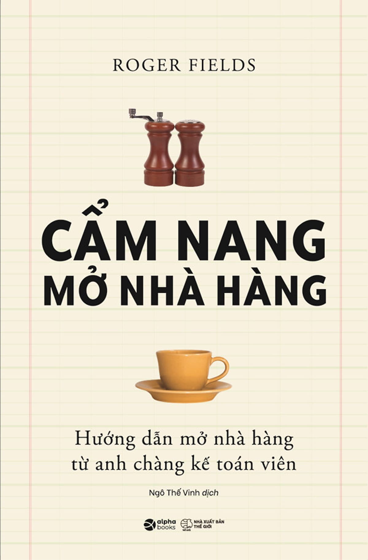 Bìa sách Cẩm Nang Mở Nhà Hàng