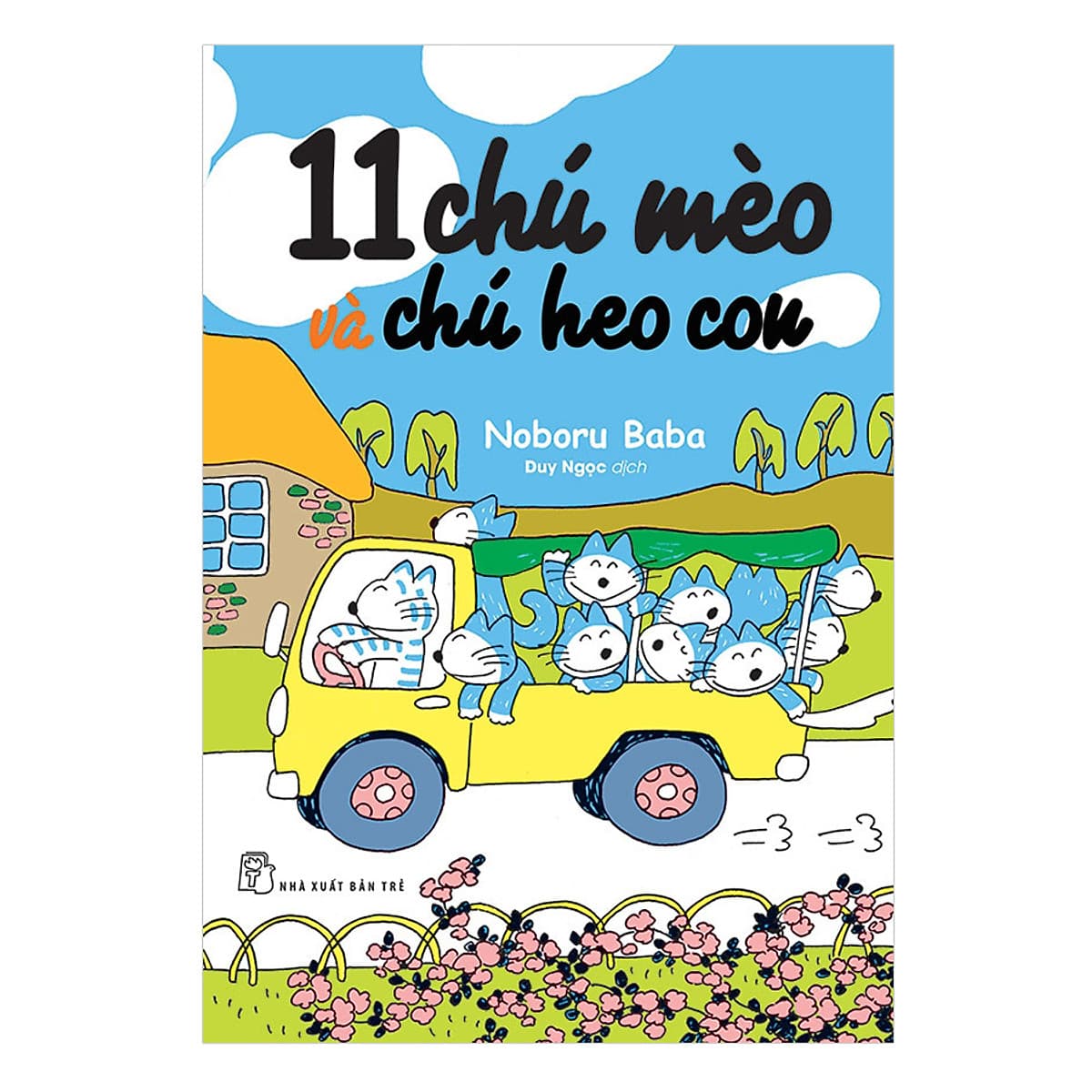 Bìa sách 11 Chú Mèo Và Chú Heo Con