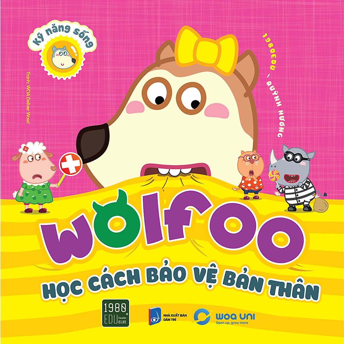 Bìa sách Wolfoo Học Kỹ Năng Sống