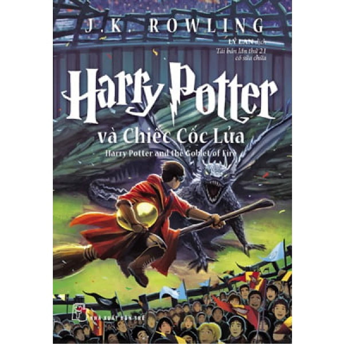 Bìa sách Harry Potter Và Chiếc Cốc Lửa - Tập 4( free bookcare)
