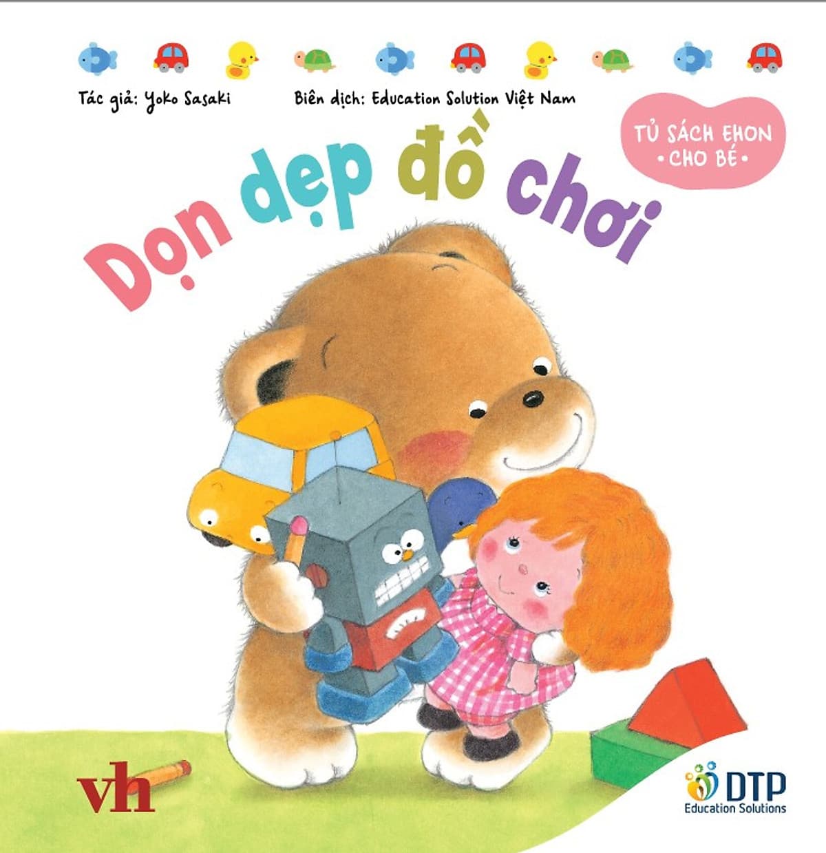 Bìa sách Dọn dẹp đồ chơi - Tủ sách Ehon cho bé