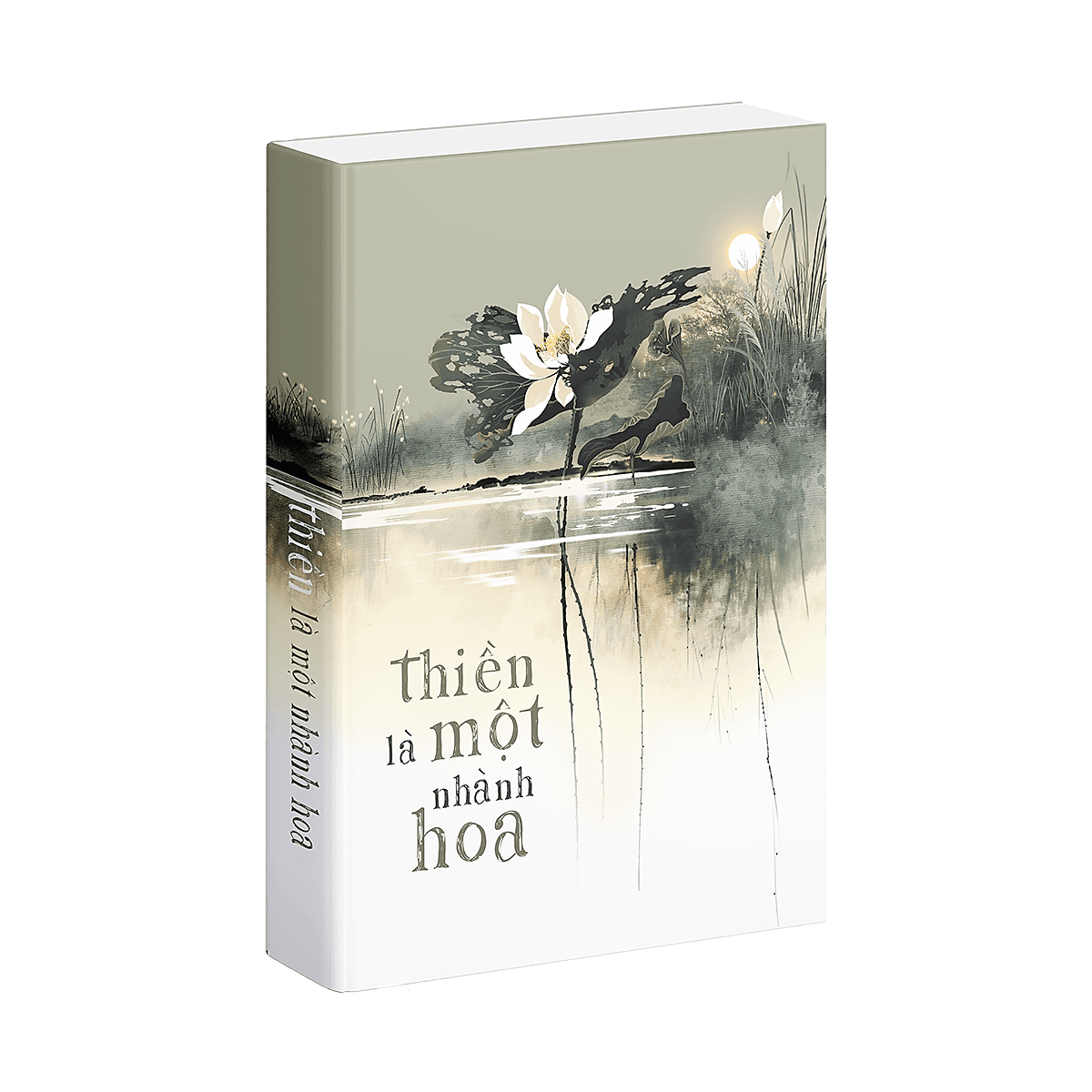 Bìa sách Thiền là một nhành hoa Á Châu Books