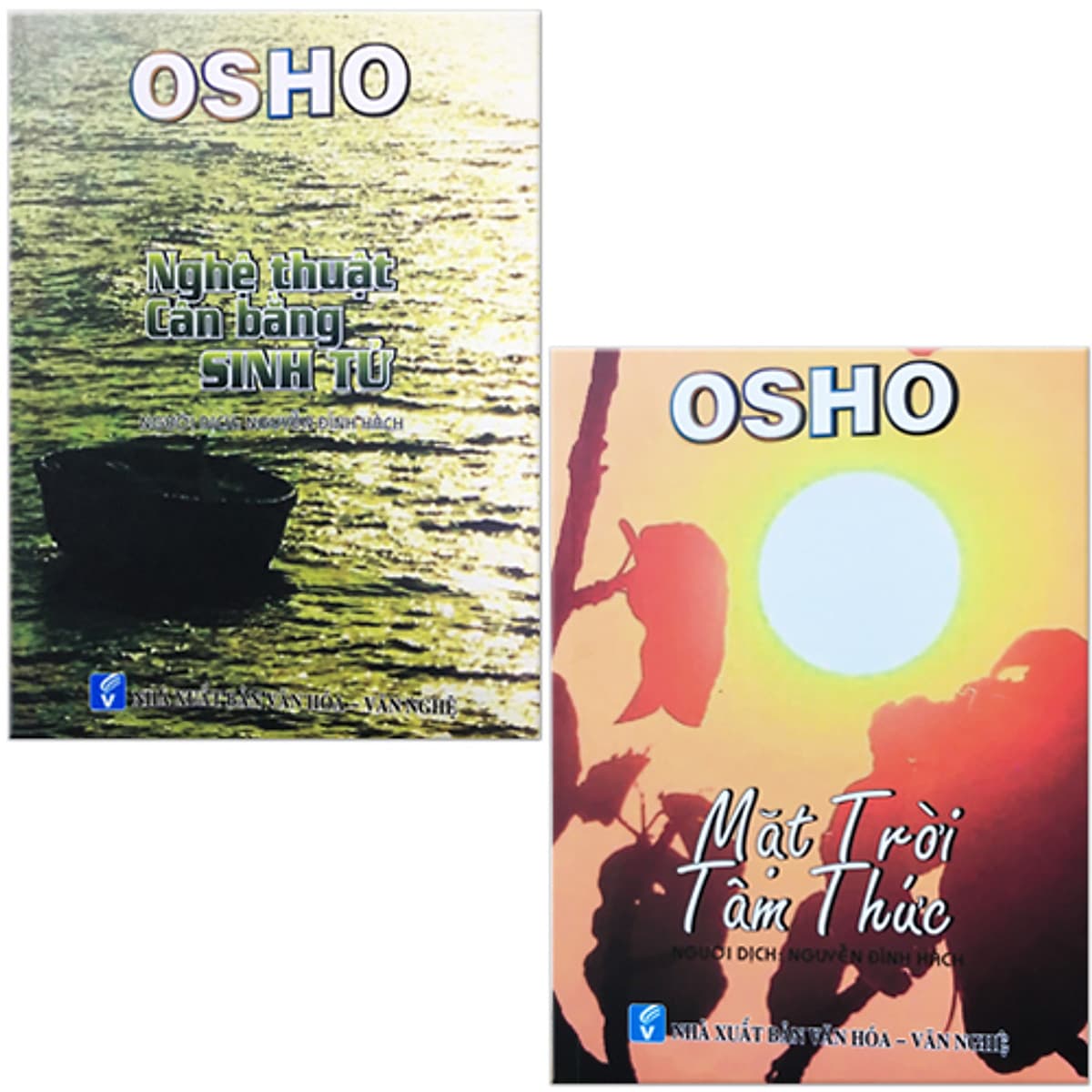 Bìa sách Combo 2 Cuốn Sách Tác Giả OSHO: Osho - Nghệ Thuật Cân Bằng Sinh Tử + Osho - Mặt Trời Tâm Thức