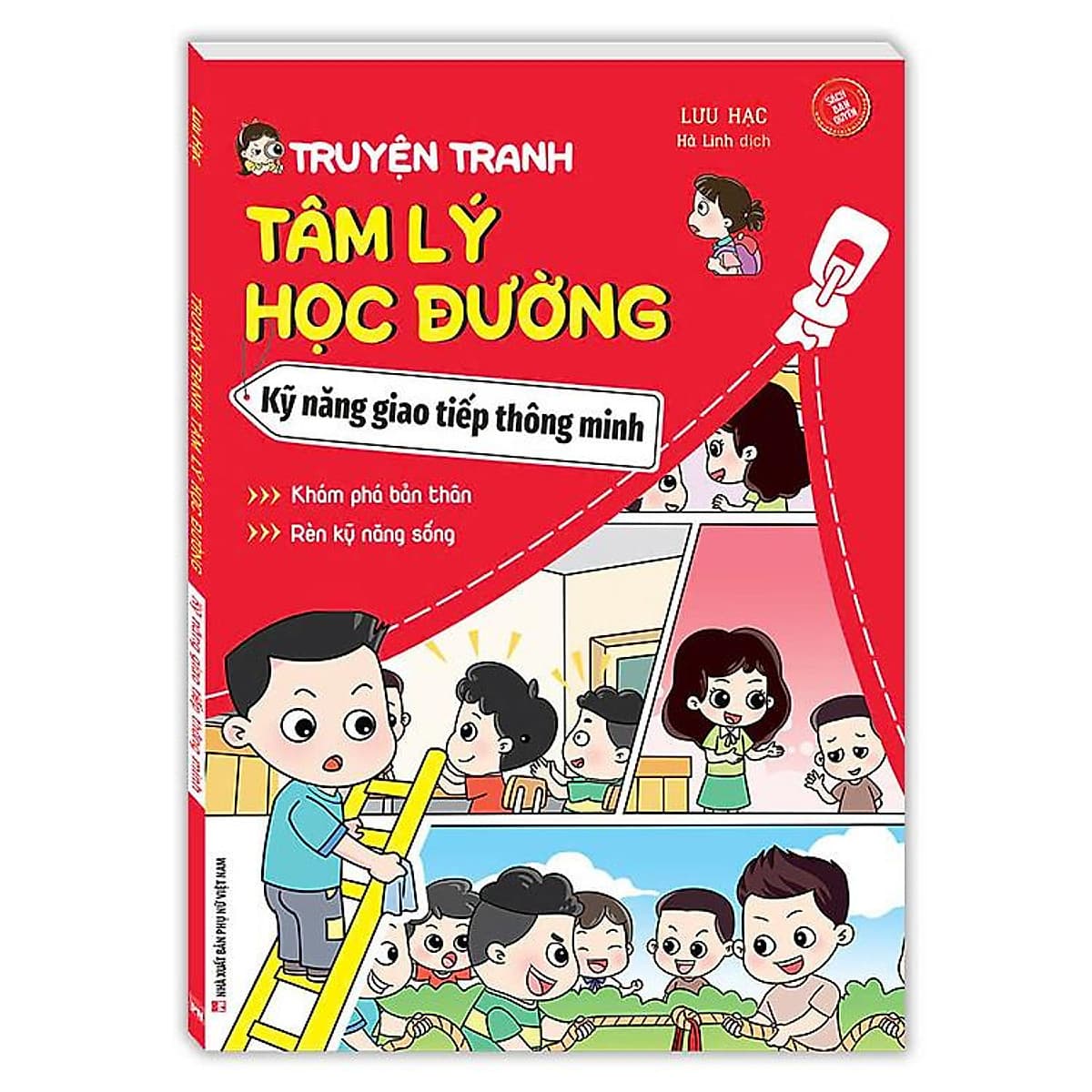 Bìa sách Truyện tranh tâm lý học đường - Bí quyết học tập bứt phá (Sách bản quyền)