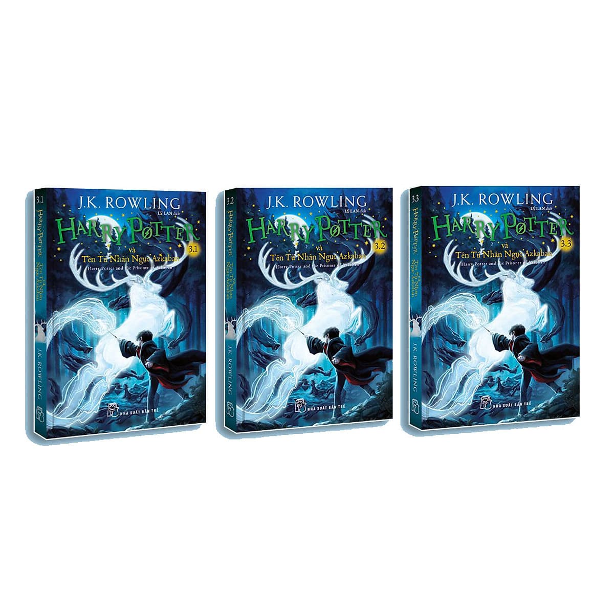 Bìa sách Harry Potter - Tiếng Việt - Khổ nhỏ - Tập 6 - Harry Potter và Hoàng tử lai (set 4 cuốn)