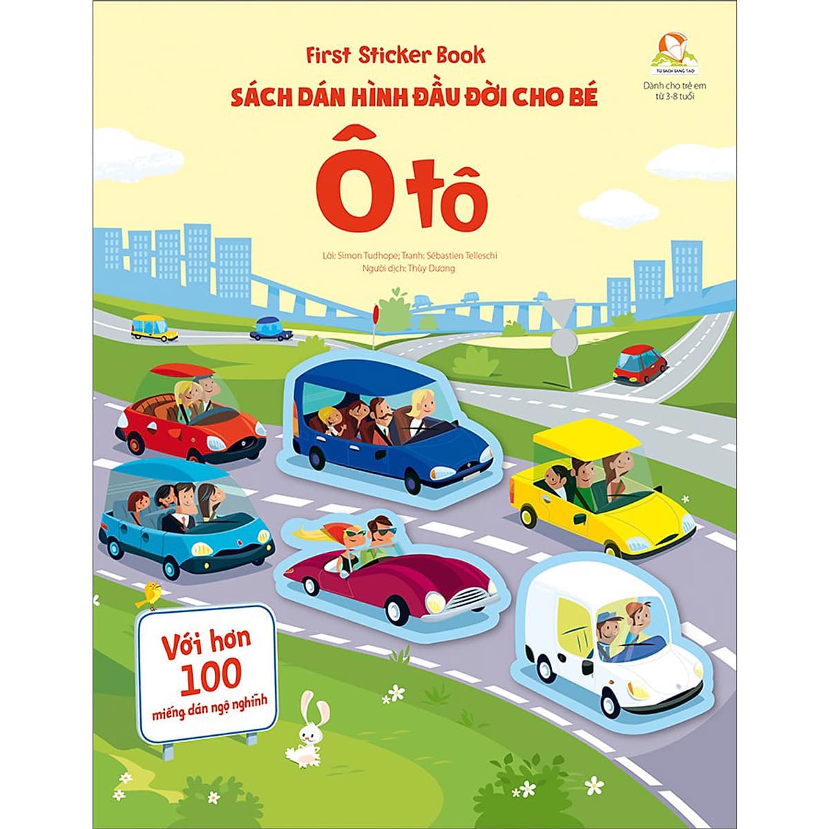 Bìa sách First Sticker Book - Sách Dán Hình Đầu Đời Cho Bé - Ô Tô