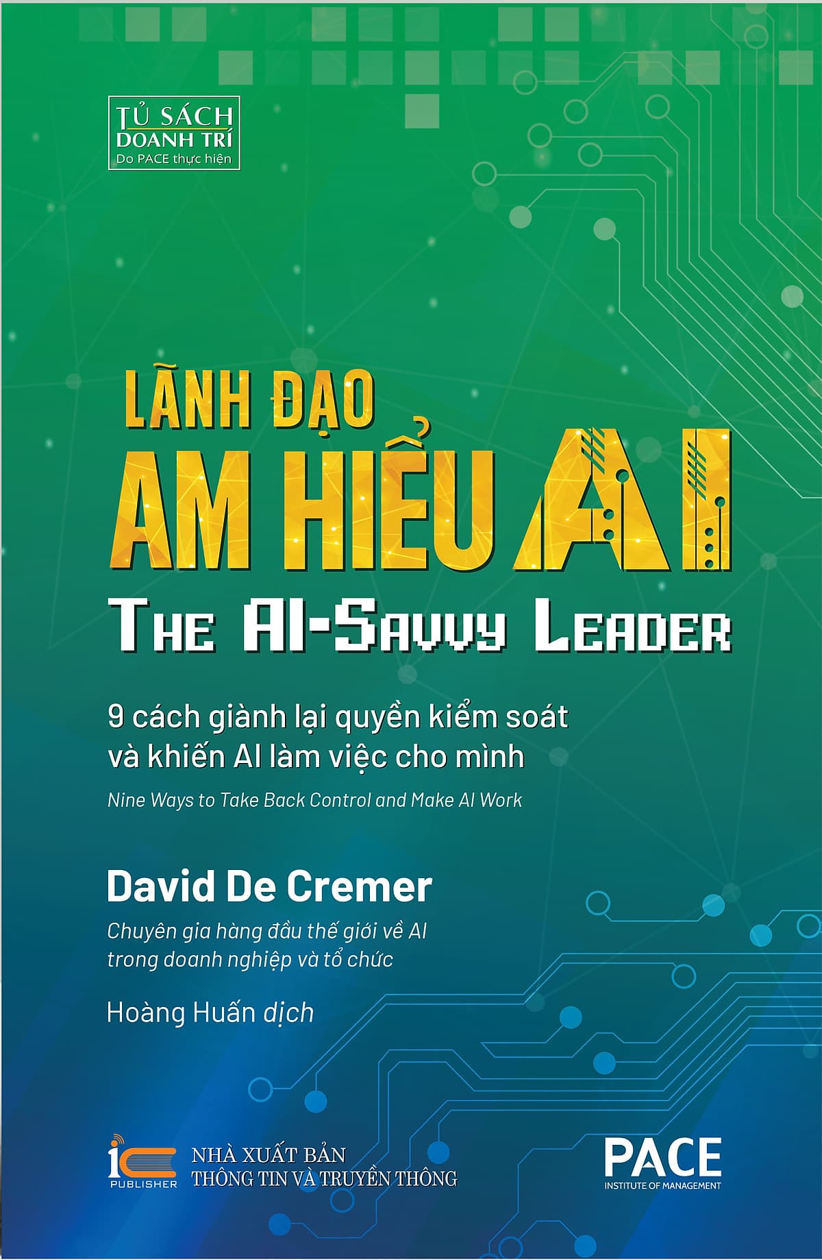 Bìa sách Lãnh Đạo Am Hiểu AI