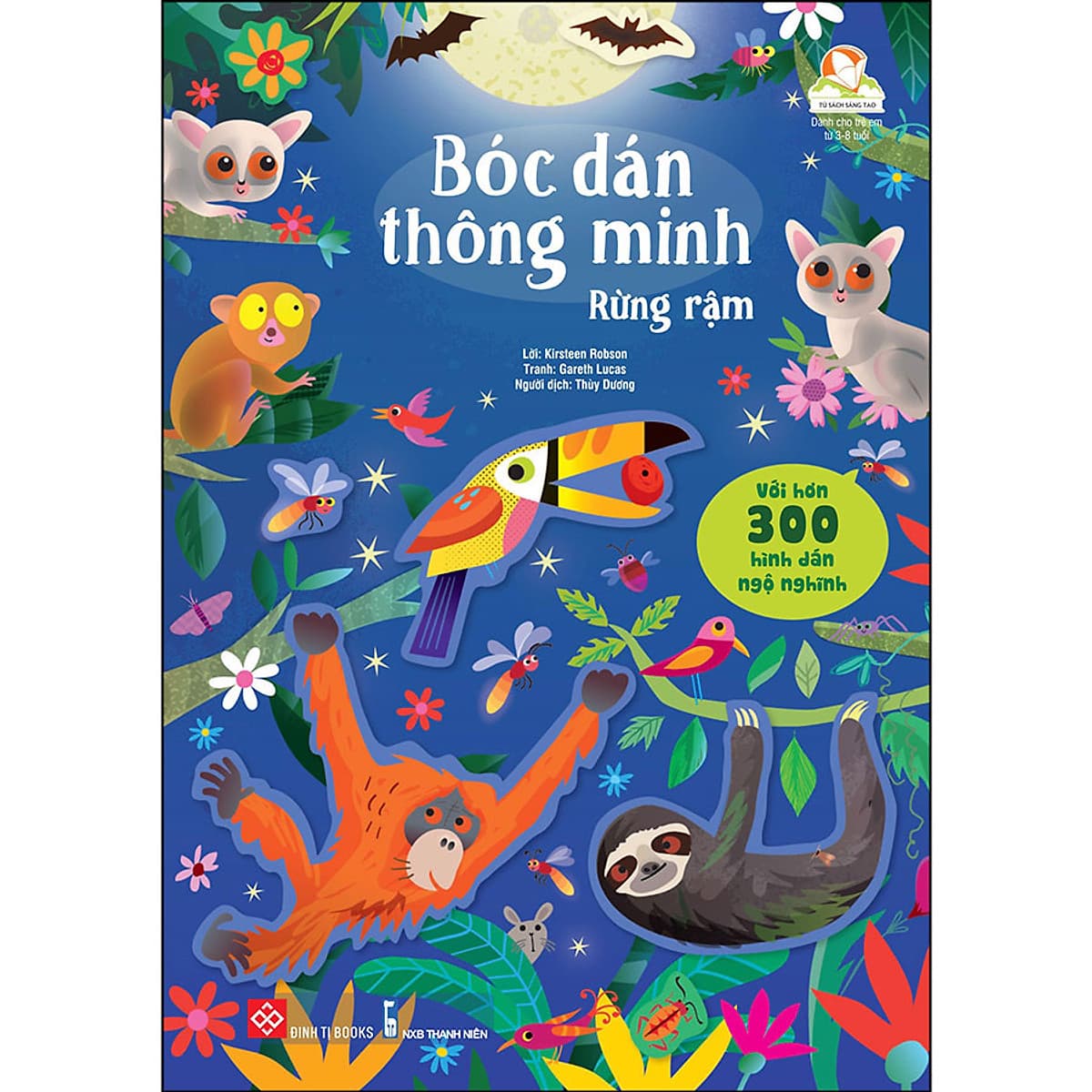 Bìa sách Bóc Dán Thông Minh - Rừng Rậm