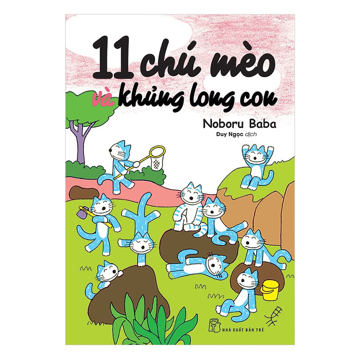 Bìa sách 11 Chú Mèo Và Khủng Long Con