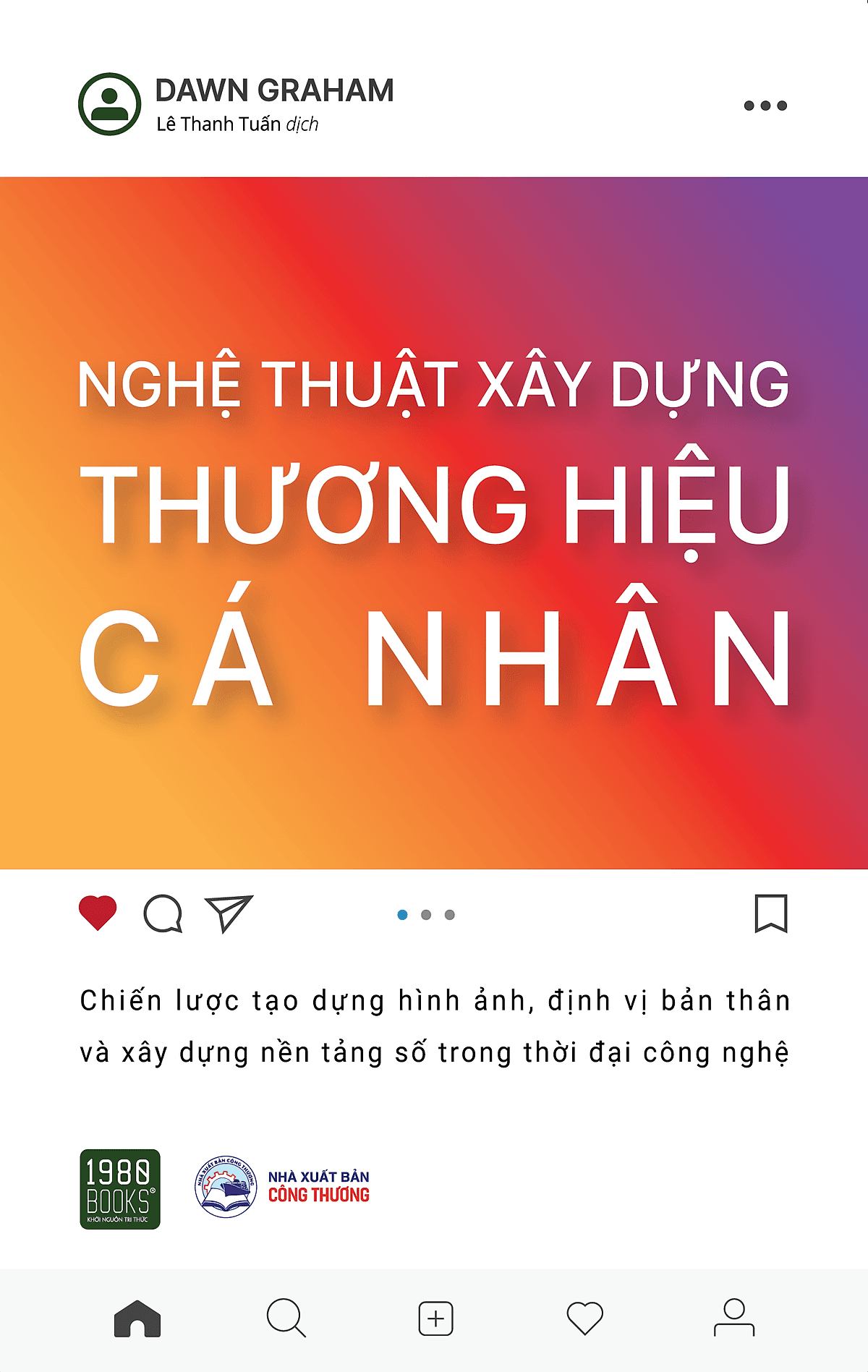 Bìa sách Nghệ thuật xây dựng thương hiệu cá nhân