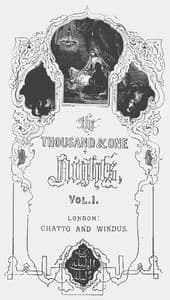 Bìa sách The Thousand and One Nights, Vol. I.: Commonly Called the Arabian Nights' Entertainments