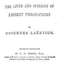 Bìa sách The Lives and Opinions of Eminent Philosophers