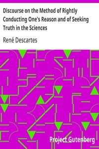 Bìa sách Discourse on the Method of Rightly Conducting One's Reason and of Seeking Truth in the Sciences