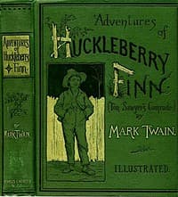 Bìa sách Adventures of Huckleberry Finn
